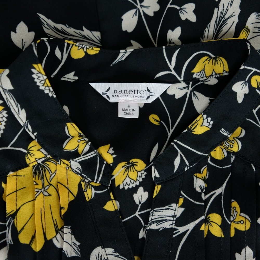 Nanette Lepore Short sleeve Floral Midi Dress - Picture 5 of 7